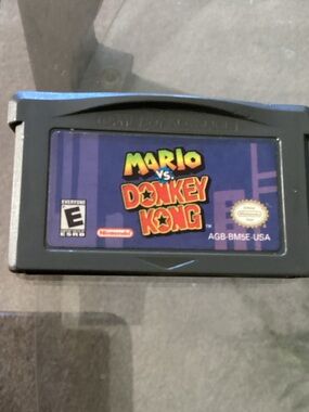 Nintendo Mario vs. Donkey Kong Game Boy Advance Cartridge - Black/Blue